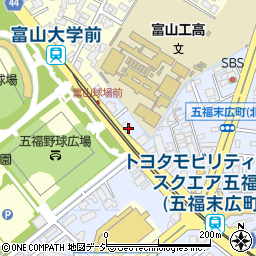 富山中央（社会保険労務士法人）周辺の地図