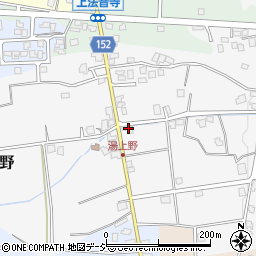 富山県中新川郡上市町湯上野10周辺の地図