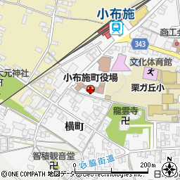 長野県小布施町（上高井郡）周辺の地図