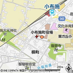 須坂市消防署小布施分署周辺の地図