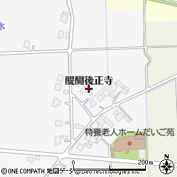 富山県高岡市醍醐742周辺の地図