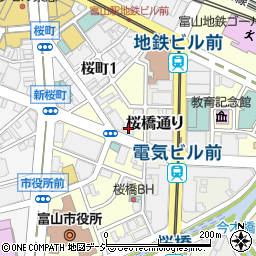 富山育英予備校周辺の地図
