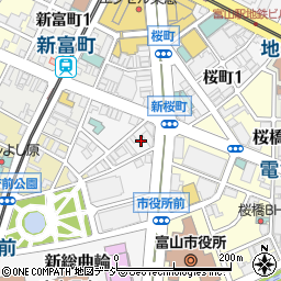 隠れ家居酒屋 富桜 富山駅前店周辺の地図