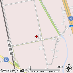 栃木県さくら市馬場1390周辺の地図