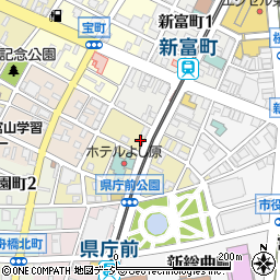 名古屋コーチン 十六夜 富山周辺の地図