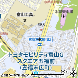 富山県富山市五福末広町1364周辺の地図