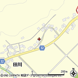 富山県小矢部市田川5720周辺の地図