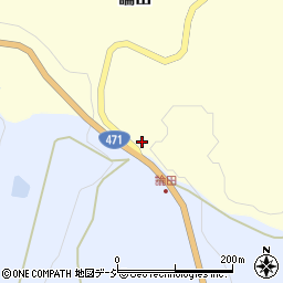 富山県小矢部市論田312周辺の地図