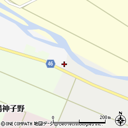 富山県中新川郡上市町湯上野189周辺の地図