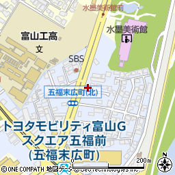 富山県富山市五福末広町1346-8周辺の地図