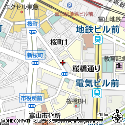 富山育英センター　富山本部校のびのびスクール周辺の地図
