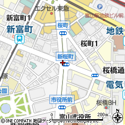 新桜町周辺の地図