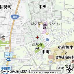 長野県上高井郡小布施町中央566-1周辺の地図