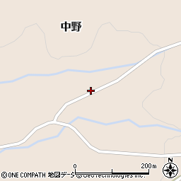 群馬県利根郡川場村中野411周辺の地図