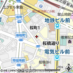 あるぺん村新桜町ビル周辺の地図