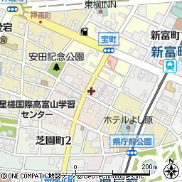 富山市消防団愛宕分団周辺の地図