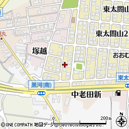 富山県射水市東太閤山4丁目周辺の地図