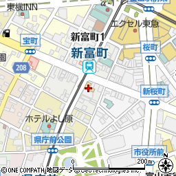 居酒屋せん富山駅前周辺の地図