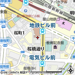 富山フコク生命第２ビル周辺の地図