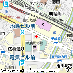 信金中央金庫　富山県分室周辺の地図