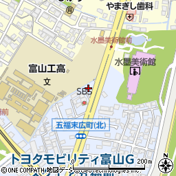 富山県富山市五福末広町1398周辺の地図