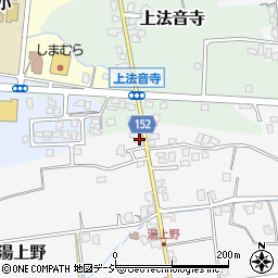富山県中新川郡上市町湯上野57-8周辺の地図
