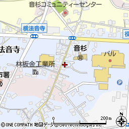 富山県中新川郡上市町法音寺25周辺の地図