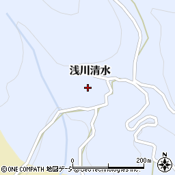 長野県長野市浅川清水820周辺の地図