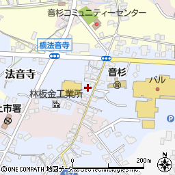 富山県中新川郡上市町法音寺5周辺の地図