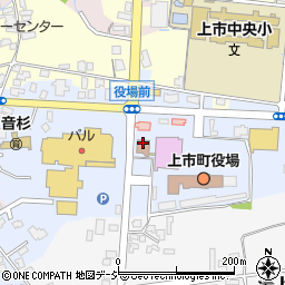 上市町役場　上市町文化研修センター周辺の地図