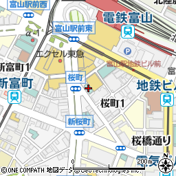アパヴィラホテル＜富山駅前＞周辺の地図