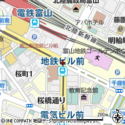 地鉄ビル前駅周辺の地図
