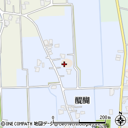 富山県高岡市醍醐448周辺の地図