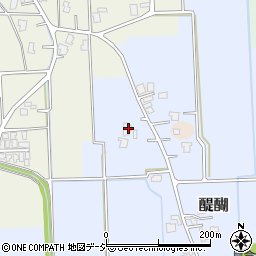 富山県高岡市醍醐438周辺の地図