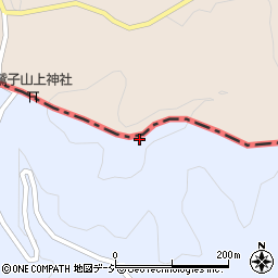 鷲子山周辺の地図