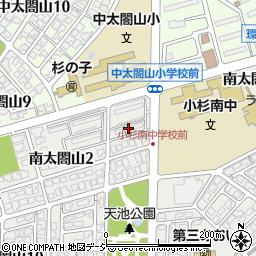 富山大学職員宿舎４号棟周辺の地図