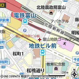 三井住友信託銀行富山支店周辺の地図