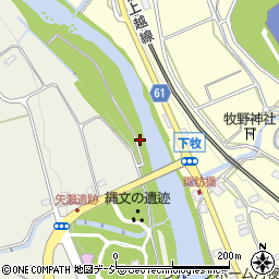 矢瀬橋周辺の地図