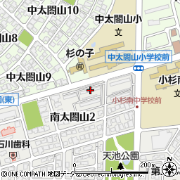 富山大学職員宿舎１号棟周辺の地図