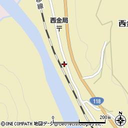 茨城県久慈郡大子町西金25-1周辺の地図