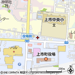 富山銀行上市支店 ＡＴＭ周辺の地図