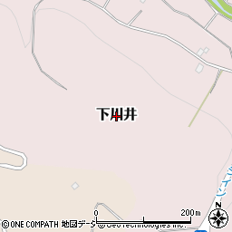 栃木県那須烏山市下川井周辺の地図