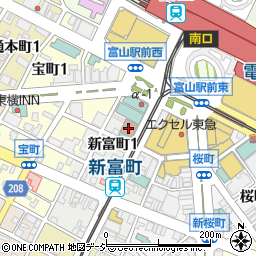 明治安田生命・若林富山駅前ビル周辺の地図