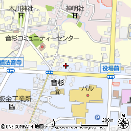 富山県中新川郡上市町法音寺11周辺の地図