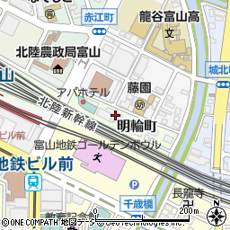あいの風とやま鉄道株式会社　富山駅周辺の地図