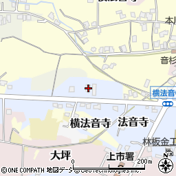 富山県中新川郡上市町法音寺14周辺の地図