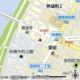 竹島米穀店周辺の地図