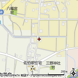 富山県高岡市福岡町上蓑212周辺の地図