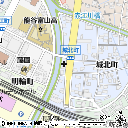 富山奥田郵便局周辺の地図