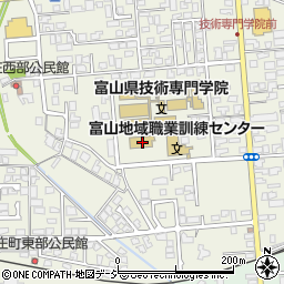 富山県技術専門学院周辺の地図